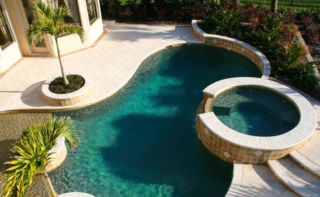 luxury highend pool