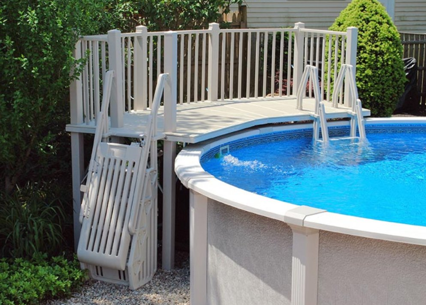 Above Ground Swimming Pool Deck Ideas