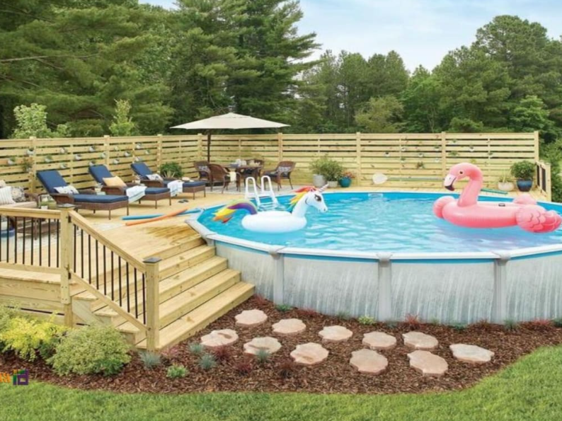 Above Ground Swimming Pool Deck Ideas